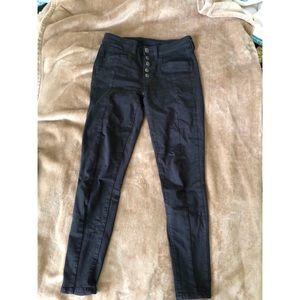 Black button up jeans